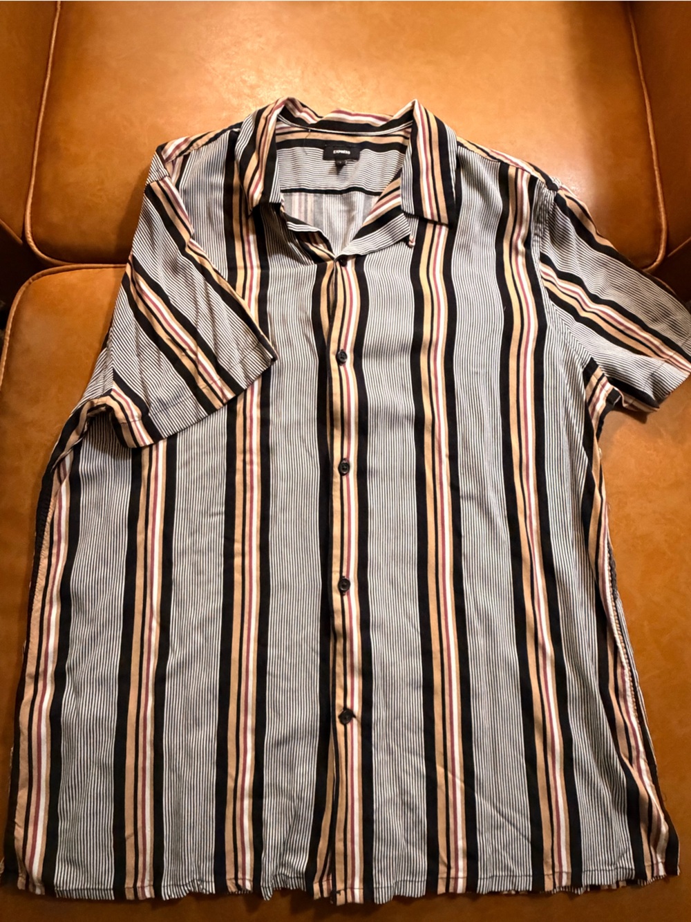 Express Men’s Button-Down Striped Shirt